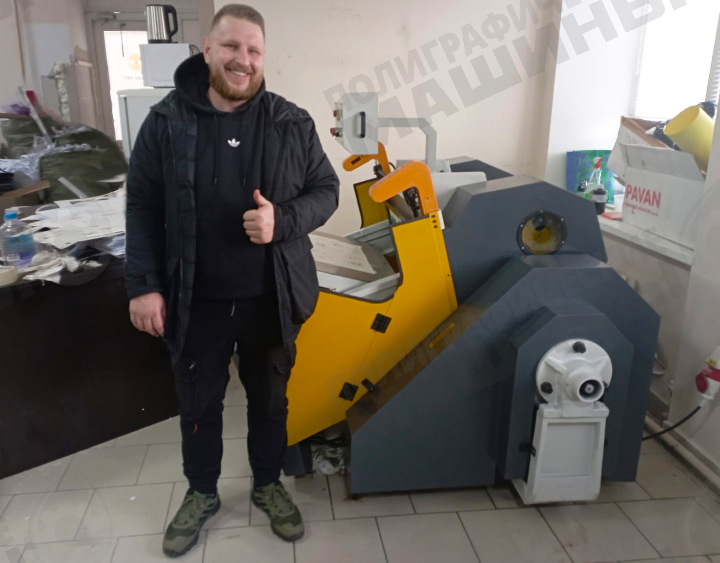 Высекально-биговальный тигельный пресс PowerCUT ML-750 установлен в типографии г.Гомель