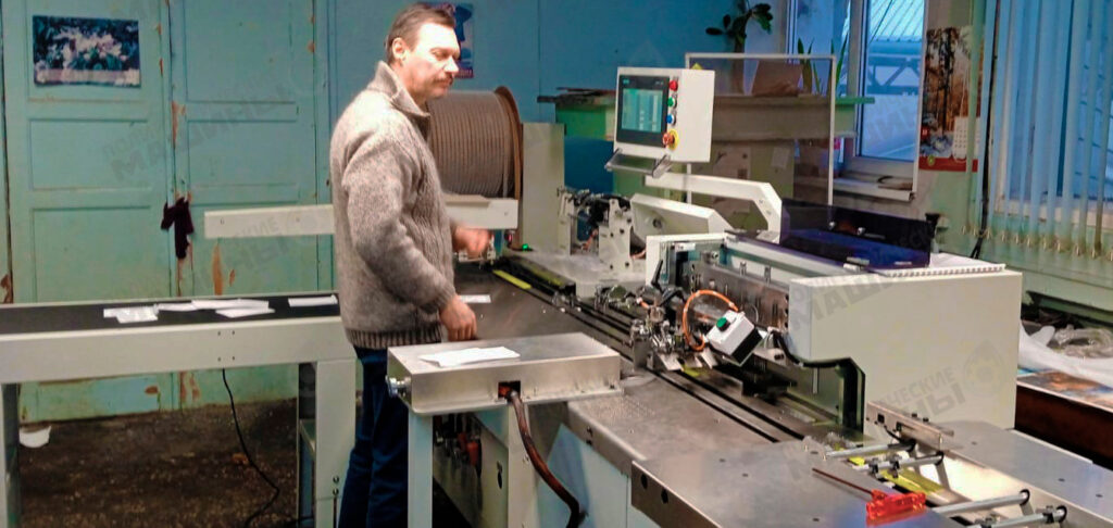 Линия перфорации и сборки календарей и блокнотов WIRESTAR PB-580S установлена в Череповце