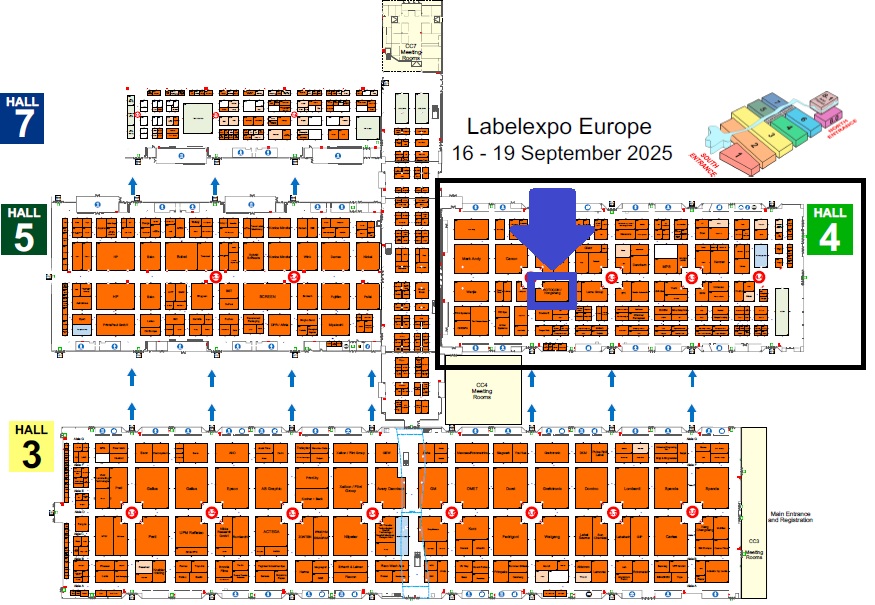 16-19 сентября 2025 на стенде № 4В21 пав. 4 выставки LABELEXPO 2025 в Барселоне, ИСПАНИЯ